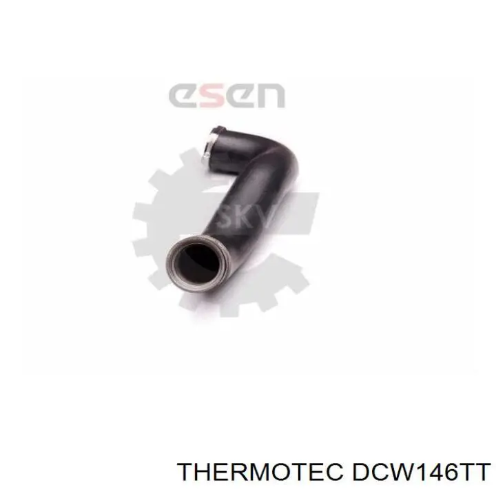 DCW146TT Thermotec tubo flexible de aire de sobrealimentación superior izquierdo