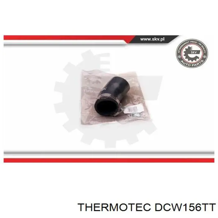 DCW156TT Thermotec tubo flexible de aire de sobrealimentación superior izquierdo