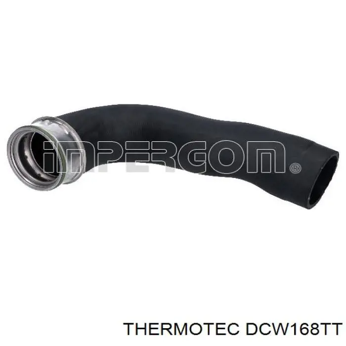 DCW168TT Thermotec tubo flexible de aire de sobrealimentación inferior izquierdo