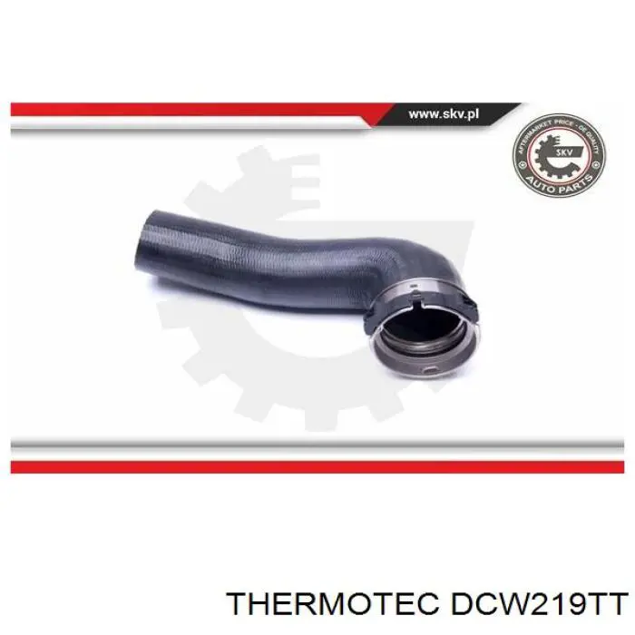 DCW219TT Thermotec tubo flexible de aire de sobrealimentación inferior izquierdo