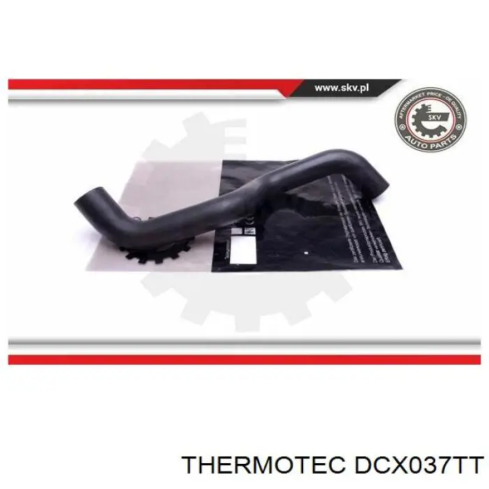 DCX037TT Thermotec tubo flexible de aire de sobrealimentación izquierdo