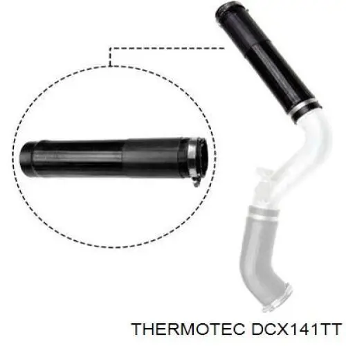 Manguera del intercooler Thermotec DCX141TT precio, desde 15,73 EUR
