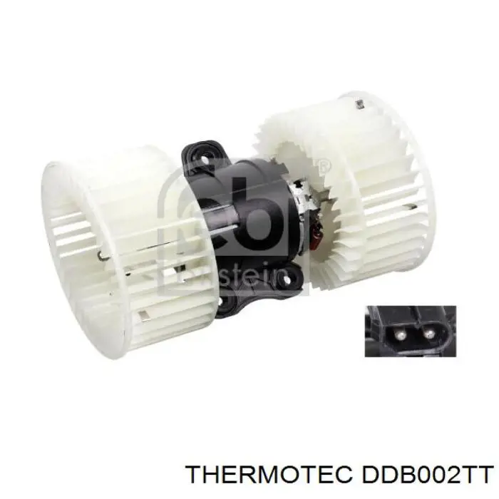 DDB002TT Thermotec motor eléctrico, ventilador habitáculo