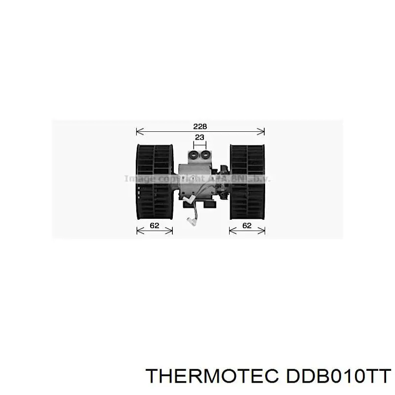 DDB010TT Thermotec Ventilador de habitáculo