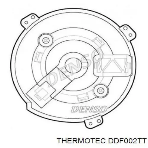 DDF002TT Thermotec motor eléctrico, ventilador habitáculo