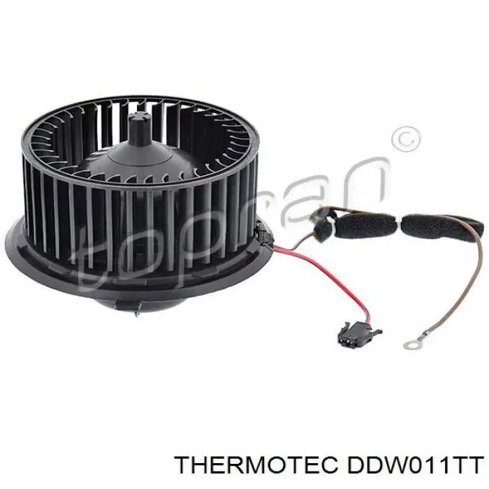 DDW011TT Thermotec motor eléctrico, ventilador habitáculo