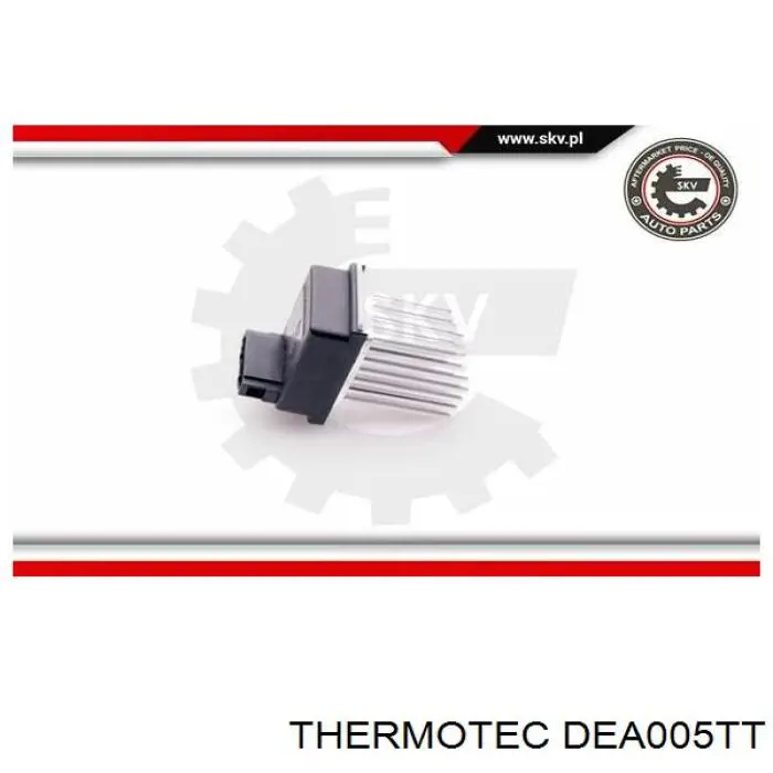 DEA005TT Thermotec resitencia, ventilador habitáculo