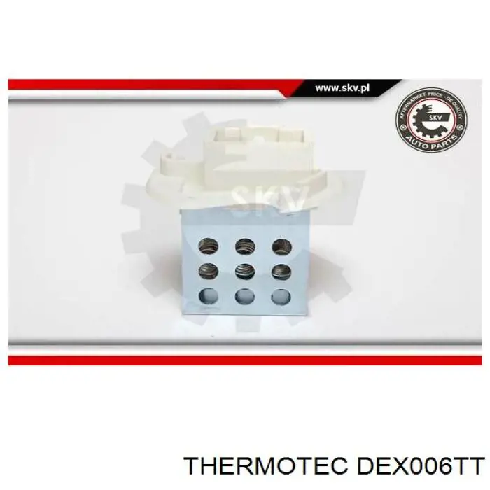 DEX006TT Thermotec resitencia, ventilador habitáculo