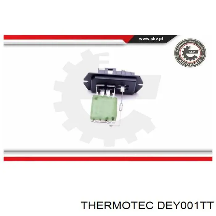 DEY001TT Thermotec resitencia, ventilador habitáculo