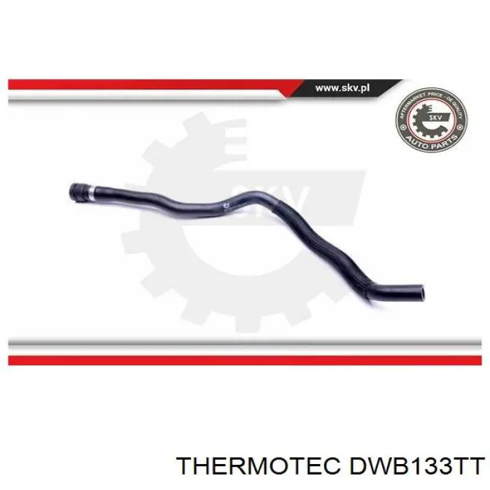 DWB133TT Thermotec tubería de radiador, retorno