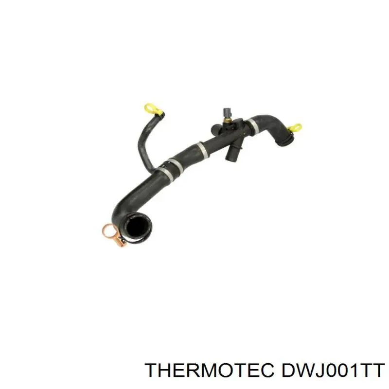 DWJ001TT Thermotec tubería de radiador arriba