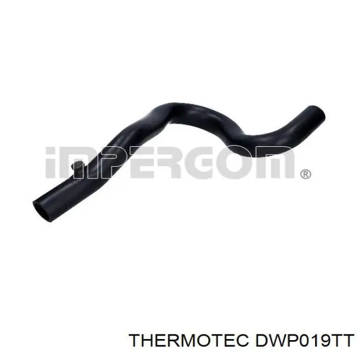 DWP019TT Thermotec tubería de radiador arriba