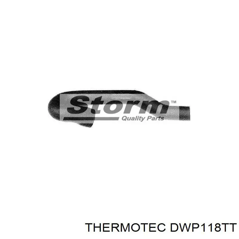 DWP118TT Thermotec tubería de radiador arriba