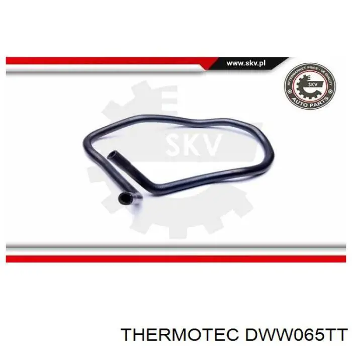 DWW065TT Thermotec tubería de radiador, tuberia flexible calefacción, inferior