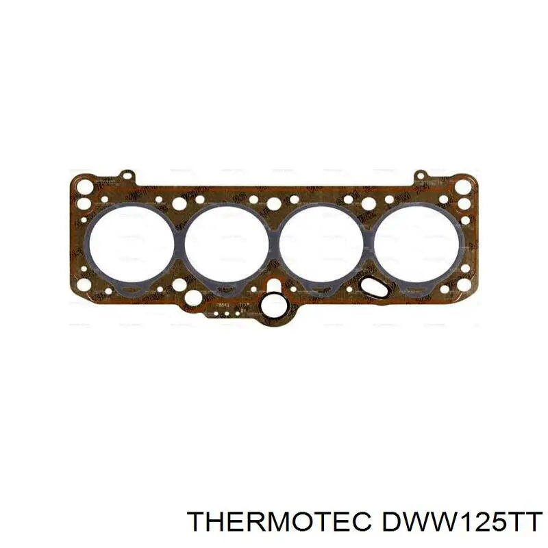 DWW125TT Thermotec tubería de radiador arriba
