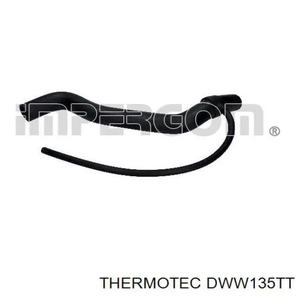 DWW135TT Thermotec tubería de radiador arriba