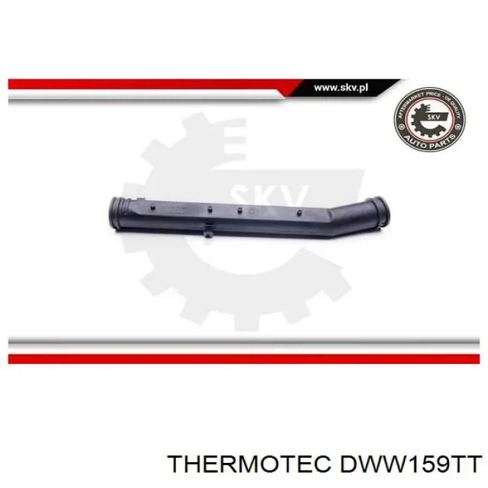 DWW159TT Thermotec Manguera de admisión de la bomba de agua