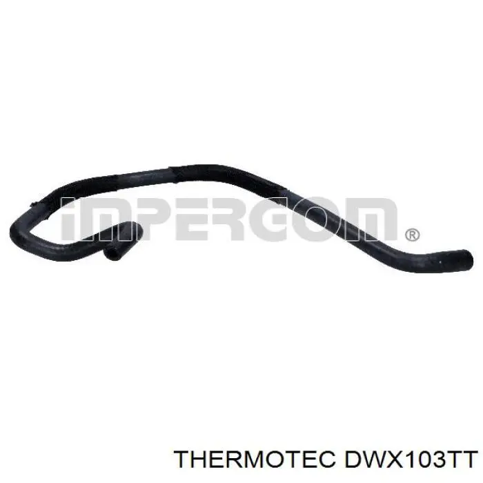 DWX103TT Thermotec tubería de radiador, tuberia flexible calefacción, superior