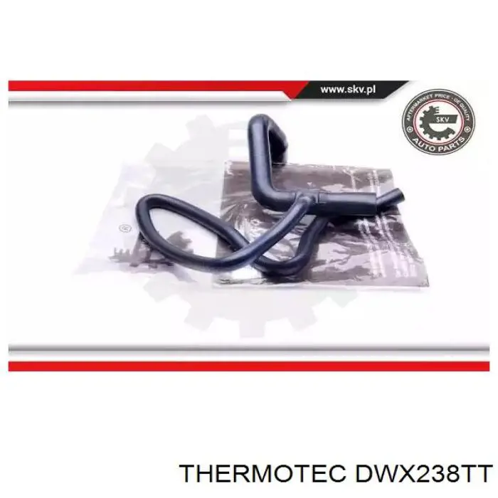 DWX238TT Thermotec manguera refrigerante para radiador inferiora