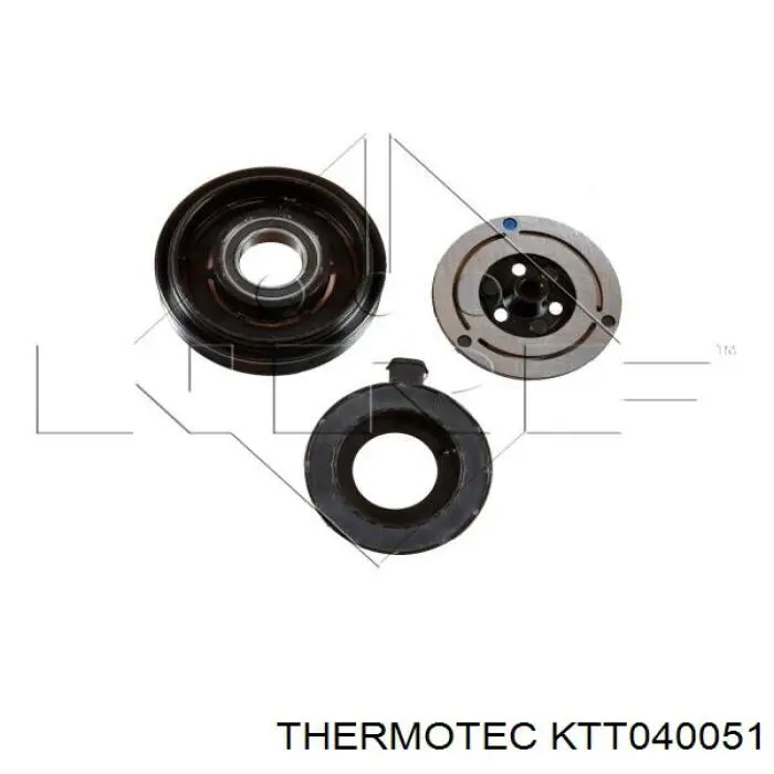 Polea del compresor de aire acondicionado Thermotec KTT040051