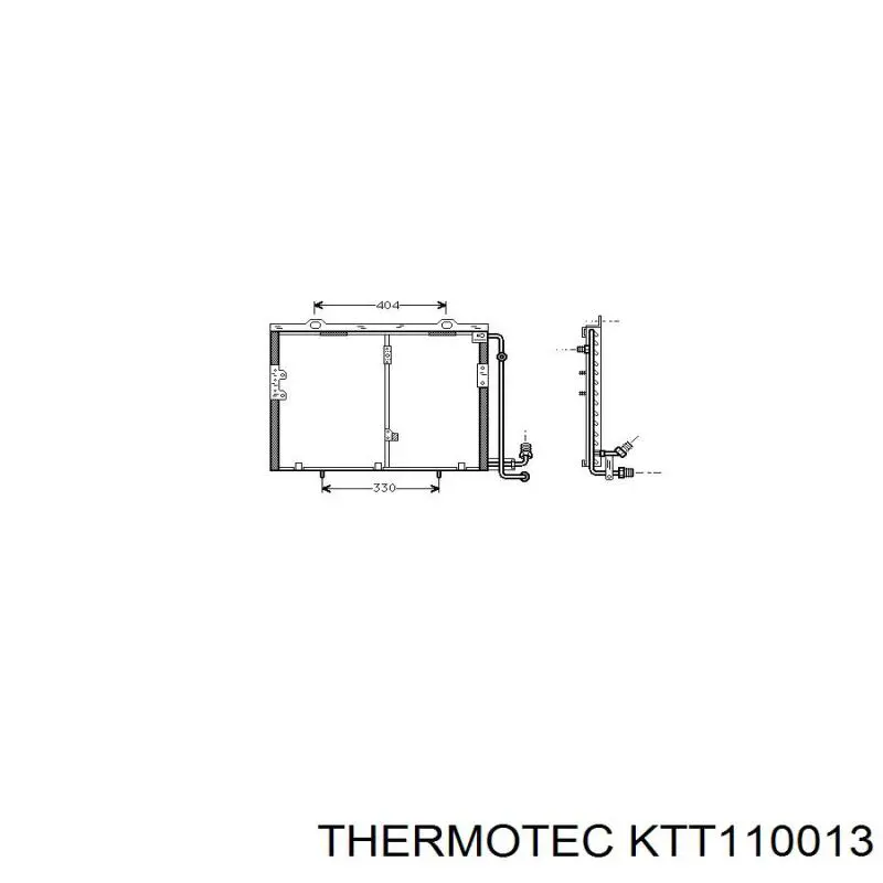 KTT110013 Thermotec condensador aire acondicionado