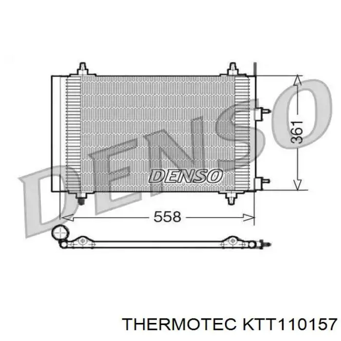 KTT110157 Thermotec condensador aire acondicionado