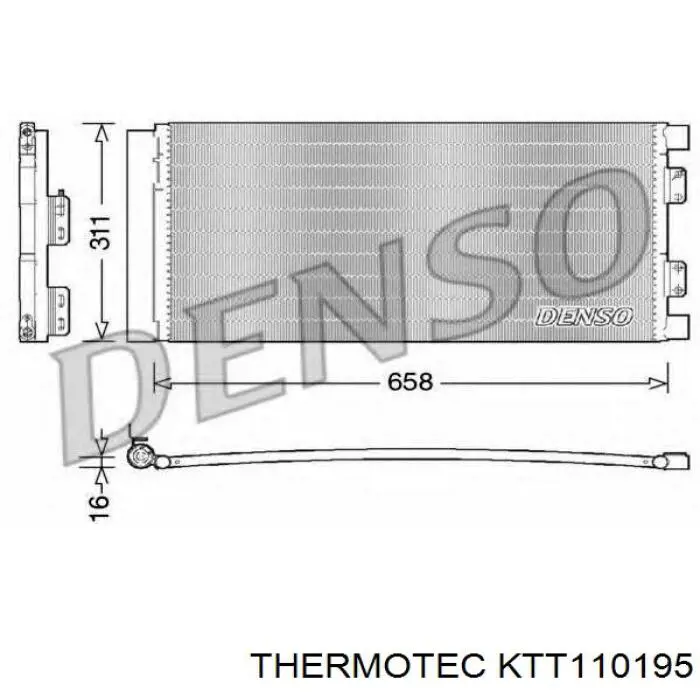 KTT110195 Thermotec condensador aire acondicionado