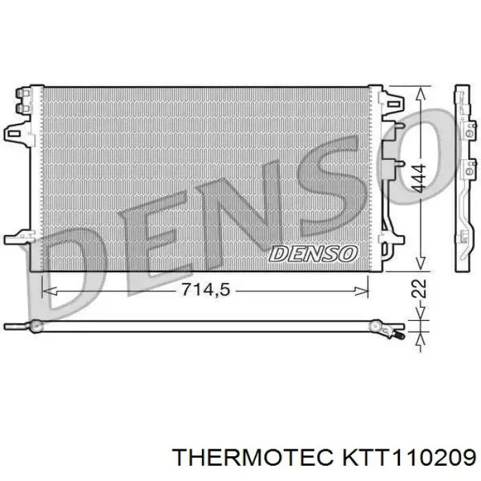 KTT110209 Thermotec condensador aire acondicionado