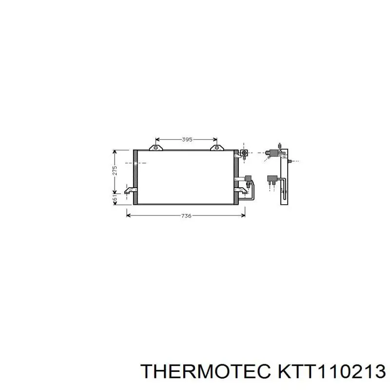 KTT110213 Thermotec condensador aire acondicionado