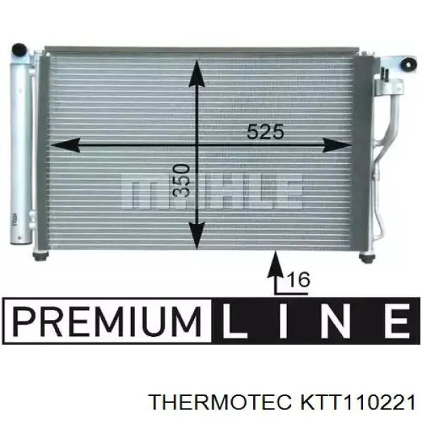 KTT110221 Thermotec condensador aire acondicionado