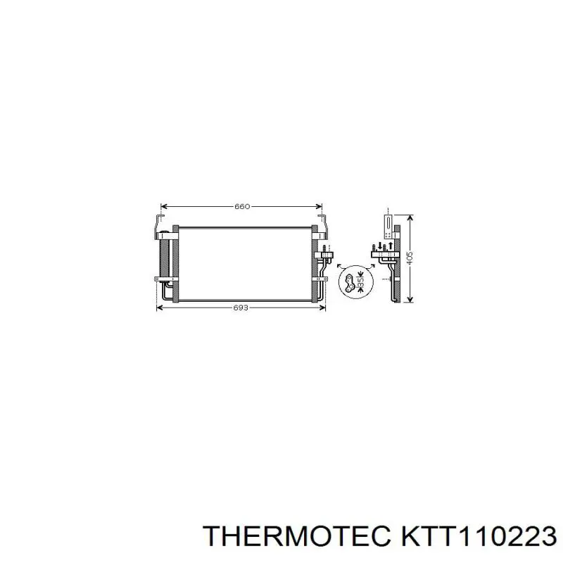 KTT110223 Thermotec condensador aire acondicionado