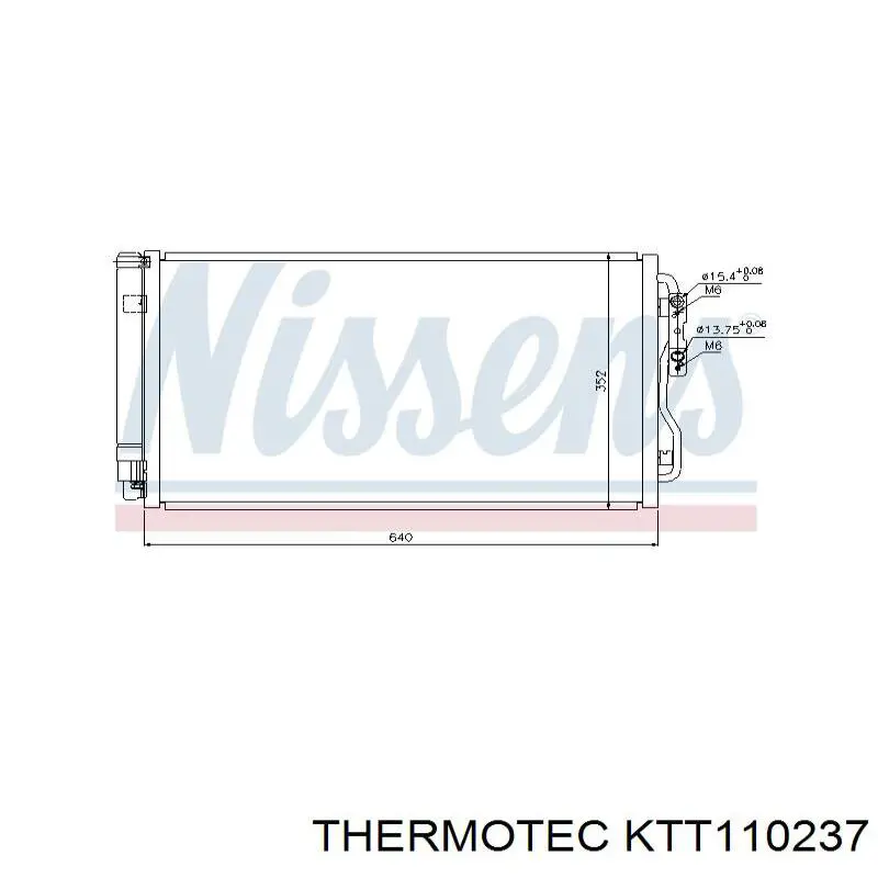 KTT110237 Thermotec condensador aire acondicionado