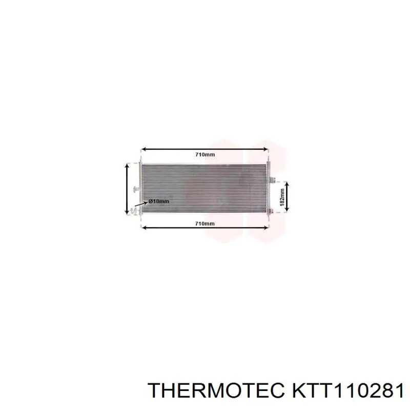 KTT110281 Thermotec condensador aire acondicionado