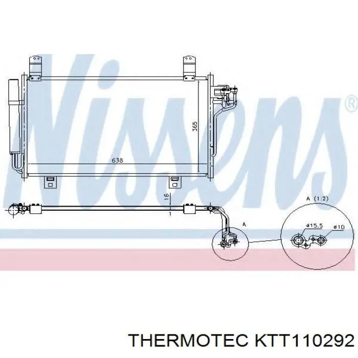 KTT110292 Thermotec condensador aire acondicionado