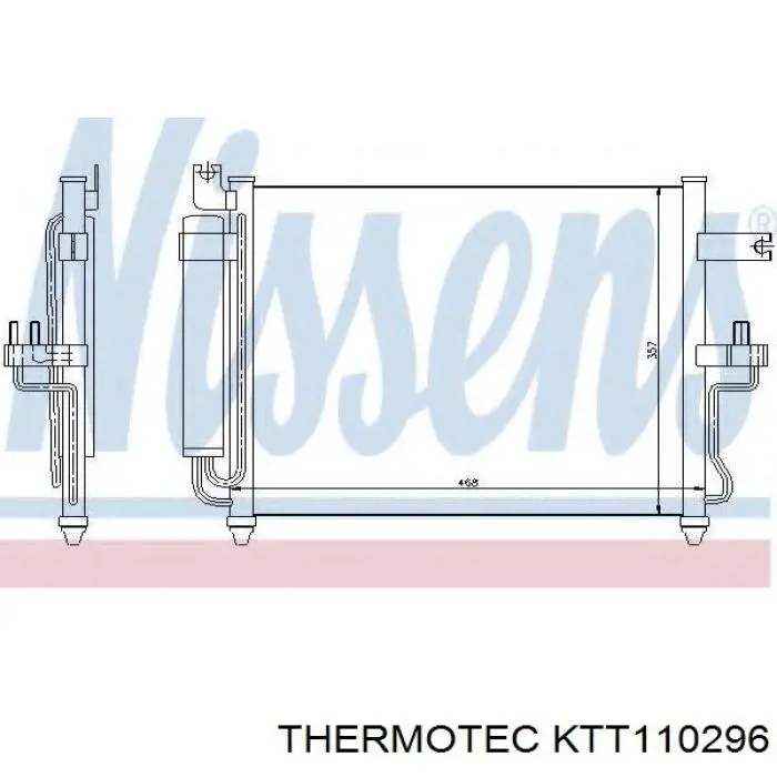 KTT110296 Thermotec condensador aire acondicionado