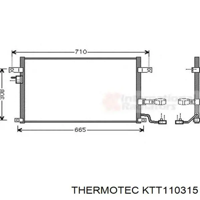 KTT110315 Thermotec condensador aire acondicionado