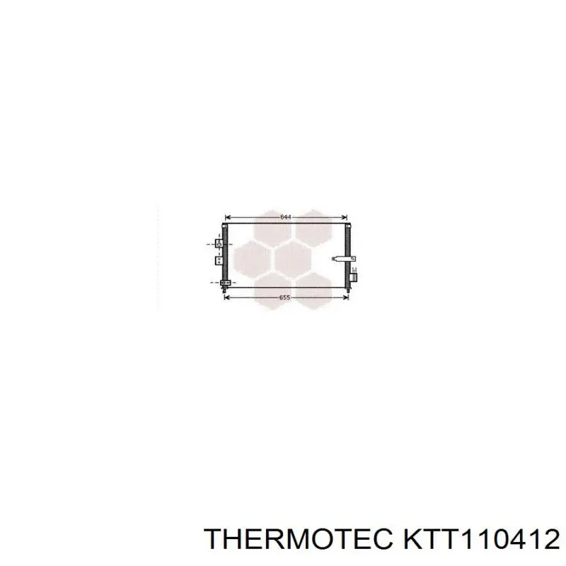 KTT110412 Thermotec condensador aire acondicionado
