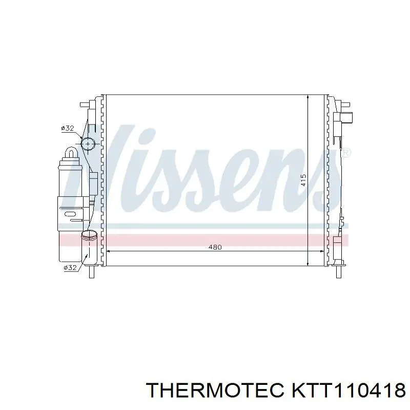 Comprar KTT110418 Thermotec Condensador de aire acondicionado
