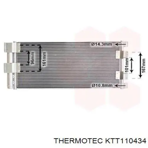 KTT110434 Thermotec condensador aire acondicionado