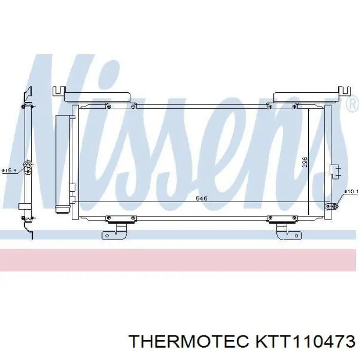 KTT110473 Thermotec condensador aire acondicionado