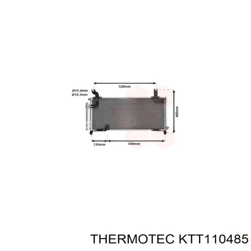 KTT110485 Thermotec condensador aire acondicionado