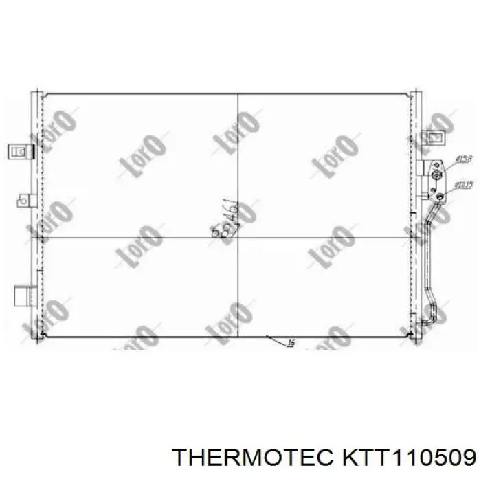 KTT110509 Thermotec condensador aire acondicionado