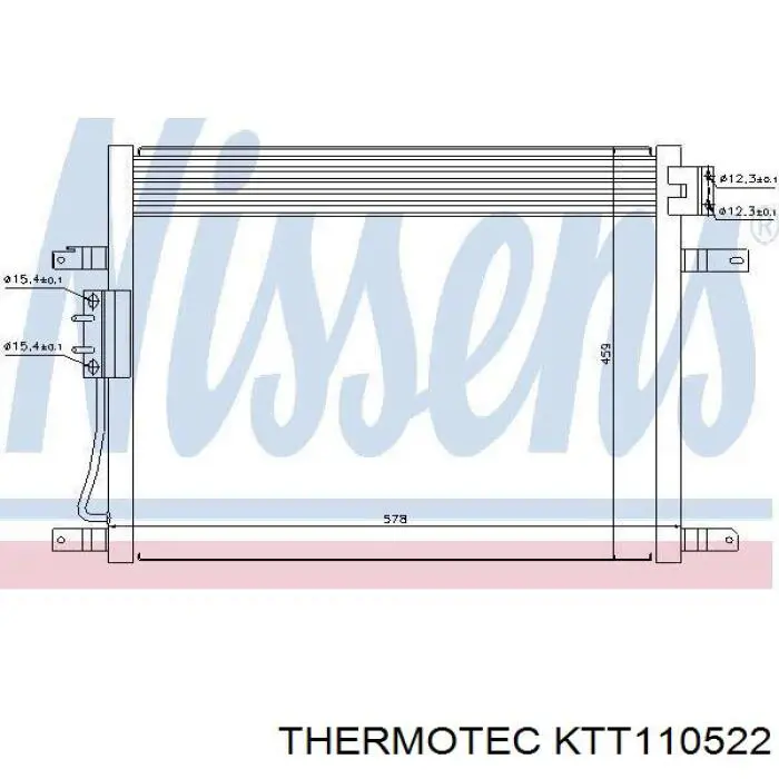 KTT110522 Thermotec condensador aire acondicionado