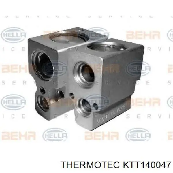 KTT140047 Thermotec válvula de expansión, aire acondicionado