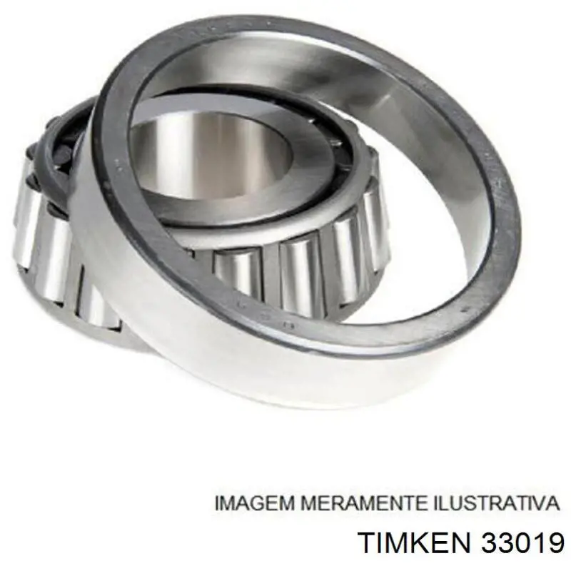 33019 Timken cojinete de rueda trasero exterior