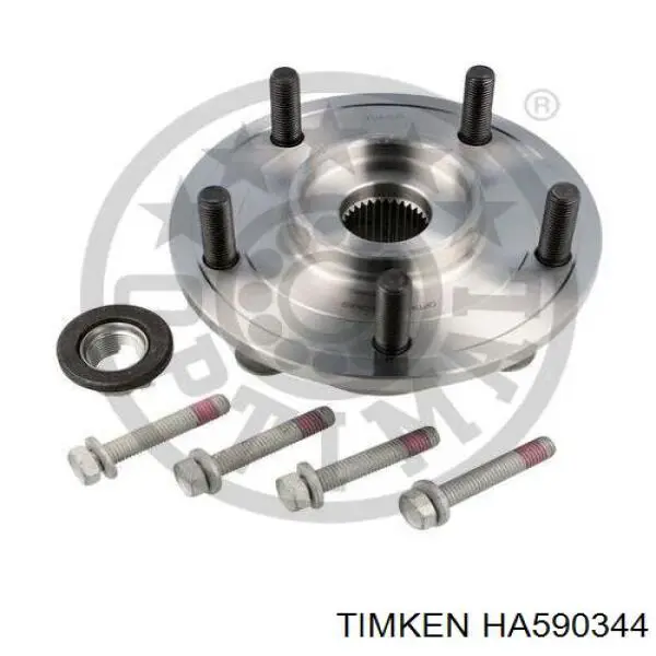 HA590344 Timken cubo de rueda delantero