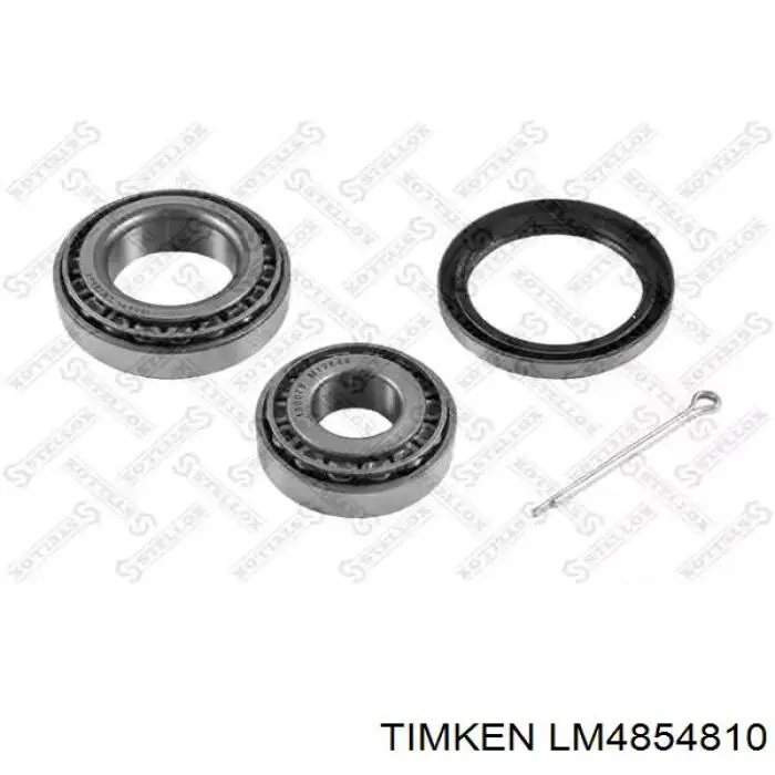 Cojinete interno del cubo de rueda delantera LM48548RLM48510R NSK