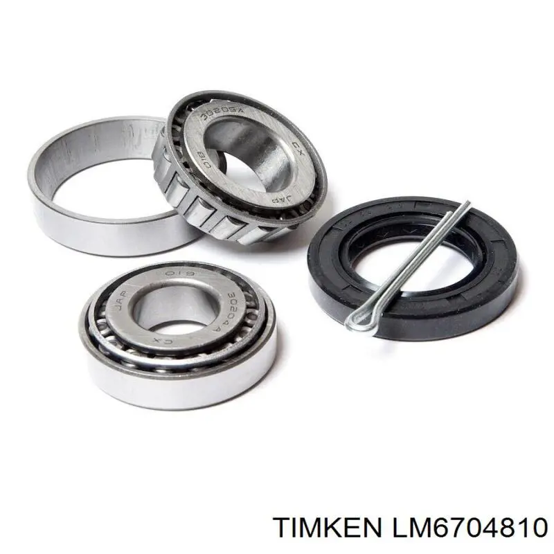 LM6704810 Timken cojinete interno del cubo de la rueda delantera