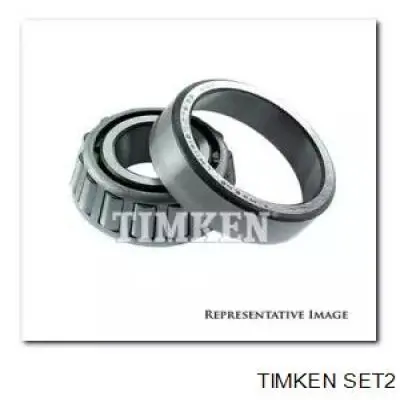 SET2 Timken cojinete externo del cubo de la rueda delantera