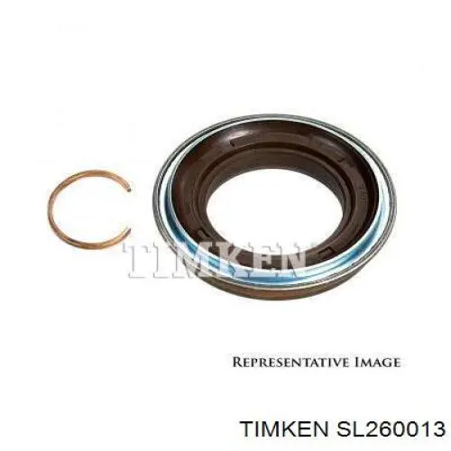 Retén del semieje trasero SL260013 Timken